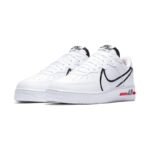 Nike Air Force 1 React - White Black Red - Image 3