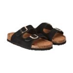 Birkenstock Arizona Suede Leather Black Narrow Fit - Image 2