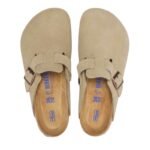 Birkenstock Boston Bs Suede - Taupe - Image 3