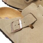 Birkenstock Boston Bs Suede - Taupe - Image 4