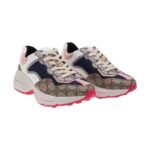 Gucci Wmns GG Rhyton 'Beige White Pink' - Image 2