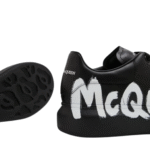 Aexander Mcqueen Oversized Graffiti - Black White - Image 4