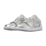 Air Jordan 1 Low SE “Metallic Silver” - Image 2
