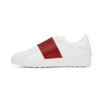 Valentino Open Sneaker - White/Burgundy - Image 2