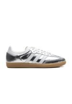 Adidas Samba OG Silver Metallic Cracked Leather
