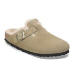 Birkenstock Shearling Suede Taupe - Image 2