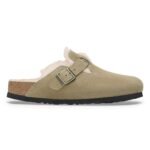 Birkenstock Shearling Suede Taupe
