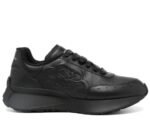 Alexander Mcqueen Oversized Graffiti Sprint Runner – Black