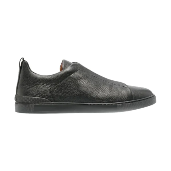 ‘ Zegna Triple Stitch Sneakers Black