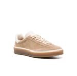 ‘Loro Piana Tennis Walk Sneaker In Suede Calf Split Windy Dunes - Image 3
