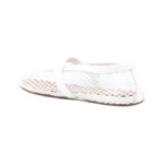 Alaïa Buckle Ballet Flats | White - Image 2