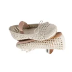 Miu Miu Woven Nappa , Leather Ballerinas - Image 3