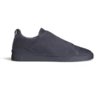 ‘ZEGNA BLUE SUEDE TRIPLE STITCH SNEAKER